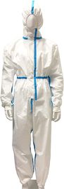 Anti vestito eliminabile bianco non poroso di ventilazione della polvere