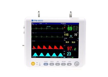 Monitor paziente parametro a 8 pollici dello schermo a colori di multi con i quattro dispositivi a bordo facoltativi