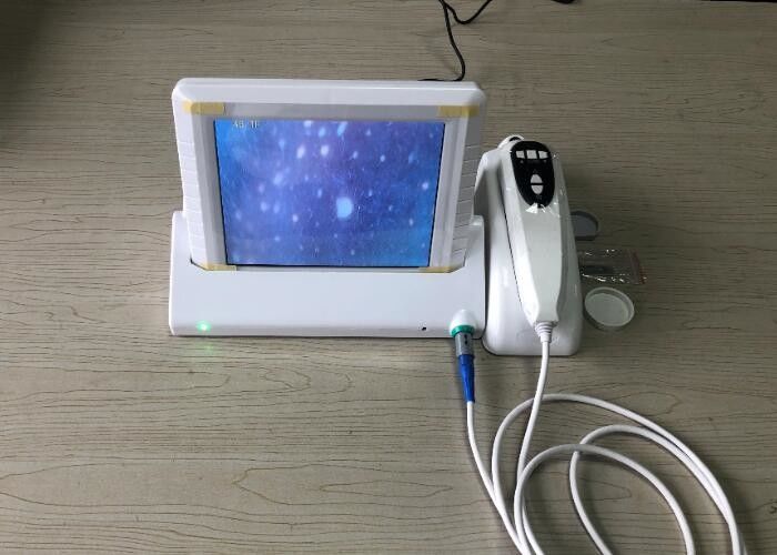Umidità della pelle di Dermatoscope Digital ed analizzatore portatili dell'olio con il monitor a 8 pollici