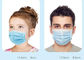 Ondeggi il PPE eliminabile blu della maschera di protezione per COVID-19 con una dimensione di 17.5*9.5cm 50pcs/scatola utilizzata nei posti medici non