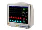 Monitor paziente LCD di colore alto a 12,1 pollici di risoluzione con 6 parametri standard ECG, RESP, NIBP, SPO2, 2-TEMP, PR/HR