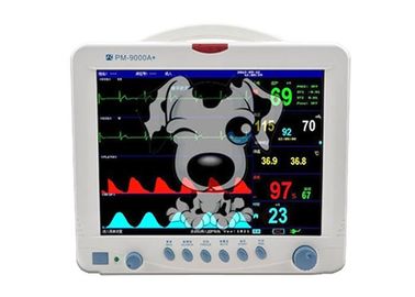 Sistema di controllo di parametro di uso dell'animale domestico del monitor paziente di 5 parametri multi per i dispositivi animali del monitoraggio paziente del veterinario