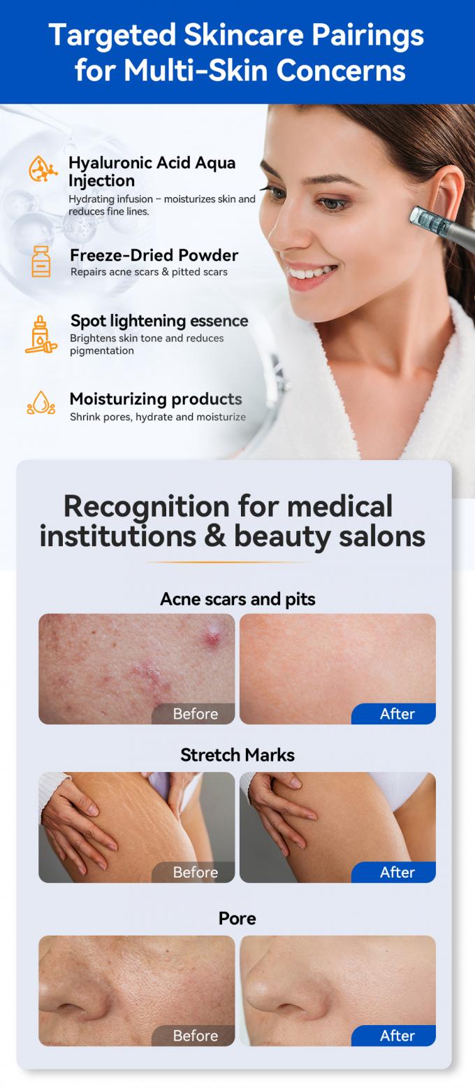 Nuovo arrivo Hydra Pen H5 Mesoterapia Serum Applicator Beauty Skin Care Bio Exosome Derma Microneedling Pen 6